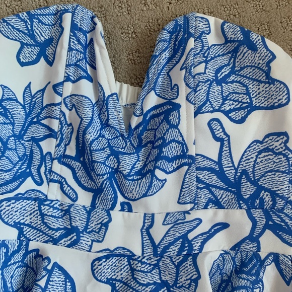 Showpo blue and white floral dress NWT - Picture 5 of 6